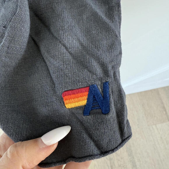 Aviator Nation Black Tank Top with Rainbow - Picture 2 of 4